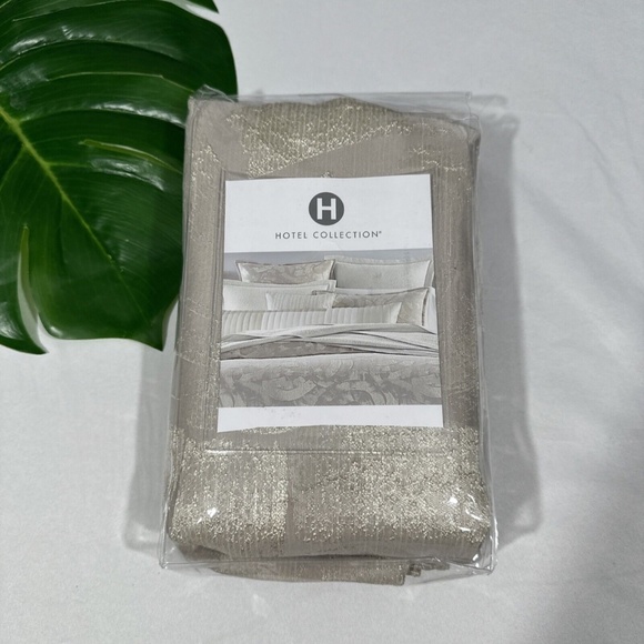 NEW $135 [‎ 1 Euro Sham ] for Hotel Collection Brushwork